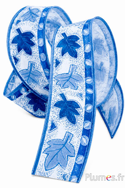 Herbstband - Breite 40 mm - blau